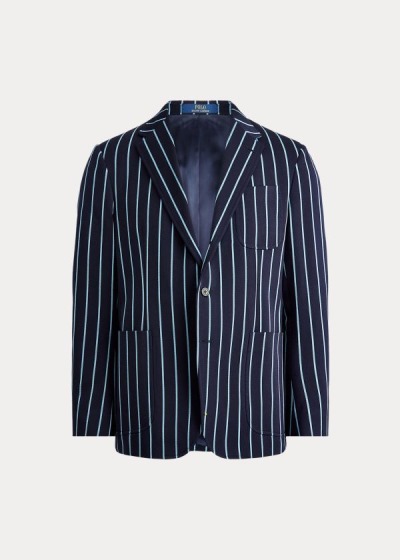 Blazer Polo Ralph Lauren Hombre Azul Marino / Azules - Striped Wool - ZOJUM3276